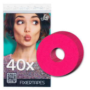 Freestyle Libre 3 Fixierpflaster Rund für FLEX - Sensor Fixiertape - 40 Fixierpflaster - Pink
