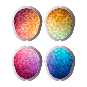 4er Set Dexcom G7 Sensor Sticker - ColorMosaik