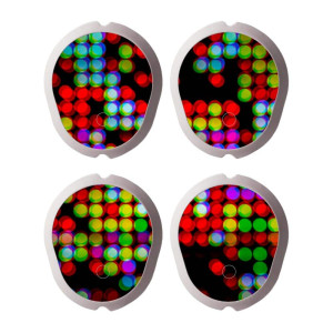 4er Set Dexcom G7 Sensor Sticker - Dots