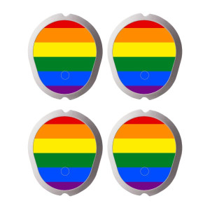 4er Set Dexcom G7 Sensor Sticker - Pride