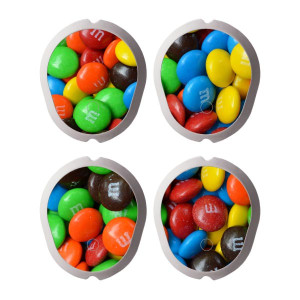 4er Set Dexcom G7 Sensor Sticker - M&M