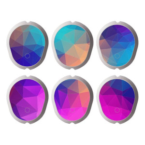 6er Set Dexcom G7 Sensor Sticker - Colors