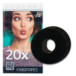 Dexcom G7 Fixierpflaster - Sensor FixierTape - Schwarz - 20 Fixierpflaster