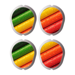 4er Set Dexcom G7 Sensor Sticker - Drop-Pencil