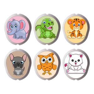 6er Set Dexcom G7 Sensor Sticker - Animals I