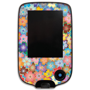 Freestyle Libre Scanner Sticker - Flowers