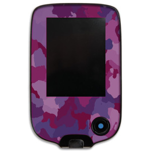 Freestyle Libre Scanner Sticker - Purple-Camouflage