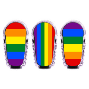 3er Set G6 Transmitter Sticker - Rainbow-Pride
