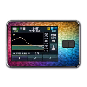 t:slim X2 Pumpen Sticker - Colormosaik