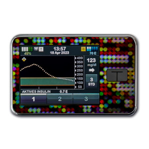 t:slim X2 Pumpen Sticker - Colordots