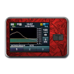 t:slim X2 Pumpen Sticker - Seide
