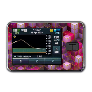 t:slim X2 Pumpen Sticker - Quatrate