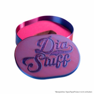 TapeBox Oval für unser Dexcom G6 und Enlite/Guardian Tapes - Magic Pink/Blau