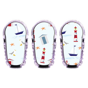 3er Set Dexcom G6 Transmitter Sticker - Maritim
