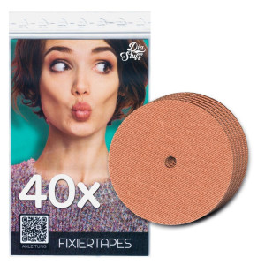 Freestyle Libre 3 Overpatch Fixierpflaster Rund - Tape Beige - 40 Fixierpflaster