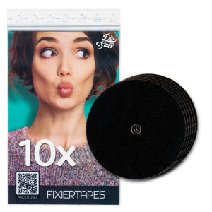 Freestyle Libre 3 Overpatch-Fixierpflaster Rund - Tape Schwarz - 10 Fixierpflaster