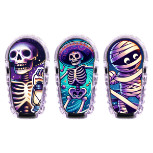 3er Set Dexcom G6 Transmitter Sticker - Halloween