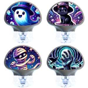 4er Set Enlite Guardian Transmitter Sticker - Halloween