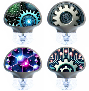 4er Set Enlite Guardian Transmitter Sticker - Old-Tech
