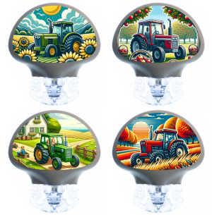 4er Set Enlite Guardian Transmitter Sticker - Trecker