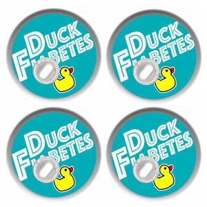 4x Freestyle Libre 3 Sticker - DuckFiabetes