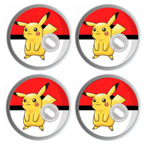 4x Freestyle Libre 3 Sticker - Pikachu Ball