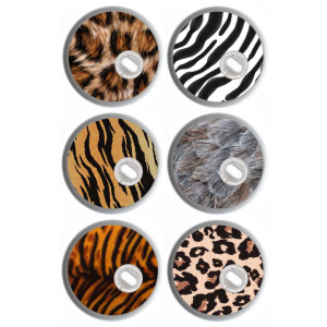 6er Set - Freestyle Libre 3 Sticker - Animals