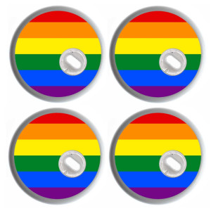 4x Freestyle Libre 3 Sticker - Pride - Regenbogen
