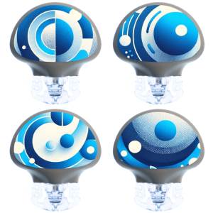 4er Set Enlite Guardian Transmitter Sticker - Welt Diabetes Tag
