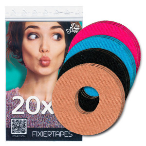 Dexcom G7 Fixierpflaster - Sensor FixierTape - Farbmix - 20 Fixierpflaster
