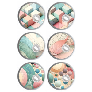 6er Set - Freestyle Libre 3 Sticker - PastelLove