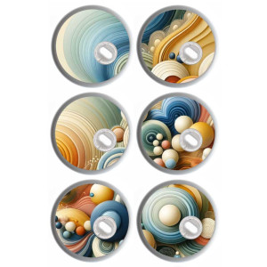6er Set - Freestyle Libre 3 Sticker - ArtUniverse