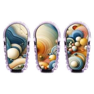 3er Set Dexcom G6 Transmitter Sticker - ArtUniverse