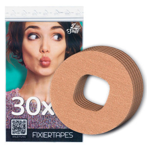 Simplera Sync™ Fixierpflaster - Sensor FixierTape - 30 Fixierpflaster - Beige