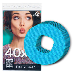 Simplera Sync™ Fixierpflaster - Sensor FixierTape - 40 Fixierpflaster - Blau