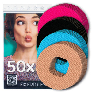 Simplera Sync™ Fixierpflaster - Sensor FixierTape - 50 Fixierpflaster - Farbmix