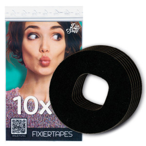 Simplera Sync™ Fixierpflaster - Sensor FixierTape - 10 Fixierpflaster - Schwarz