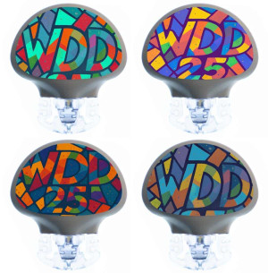 4er Set Enlite Guardian Transmitter Sticker - Welt Diabetes Tag 2025 - WDD25