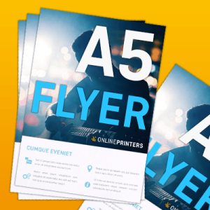 1000 Flyers A5 | recto verso | 170 g/m² papier couché