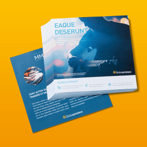 250 Flyers A5-cuadrado | Impresión a una cara | 130 g/m² papel cuché