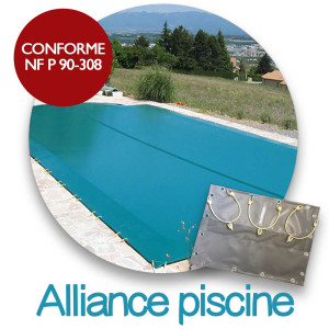 Bâche d'hiver piscine en coque Alliance Rubis