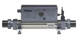 Rechauffeur piscine vulcan titane de 9 KW mono (volume maxi 60m3)