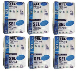 Sel granulé spécial piscine ( electroyseur ) : Pack de 150 Kg