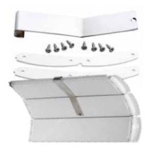 Kit ski plastique / ski inox pour plage immergée