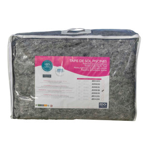 Tapis de sol piscine hors-sol 550 x 510 cm 110 g/m