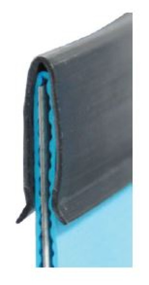 6 Baguettes pour liner OVERLAP pour piscine acier de 61 cm