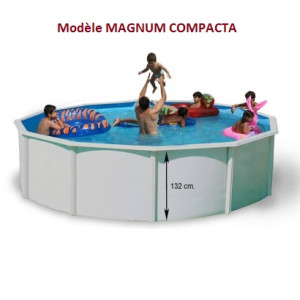 Piscine hors sol RONDE 350cm x 132 cm H Magnum Compacta