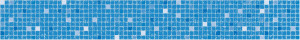 Frise piscine auto-collante Mosaïque 24 cm x 5 m
