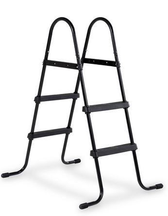 Échelle piscine hors sol pour hauteur de 60-90 cm - noir