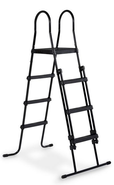 Échelle piscine hors sol avec plateforme de 108-122cm